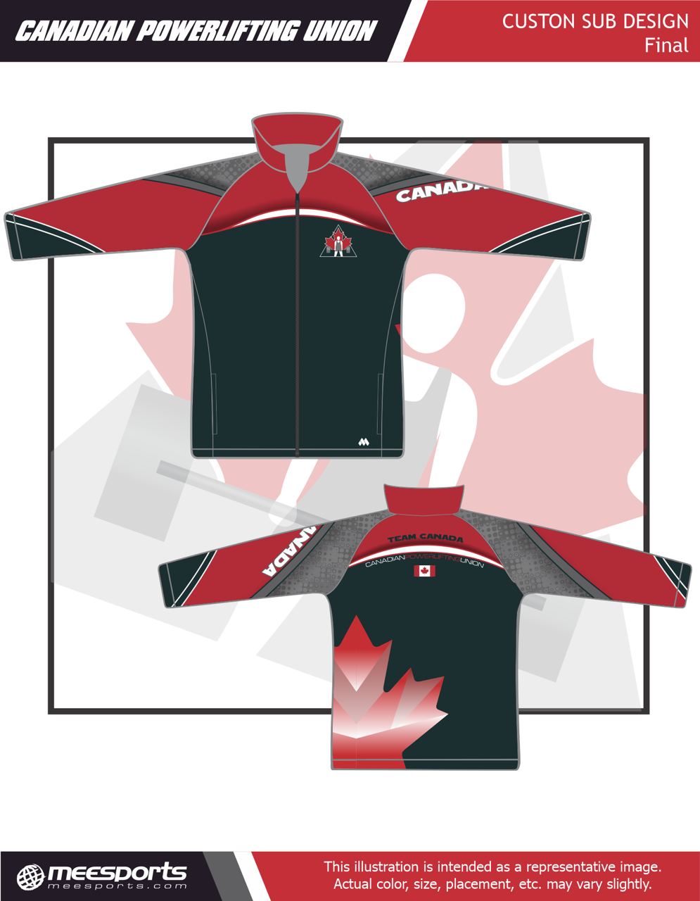 Canadian Powerlifting Union Track Suit