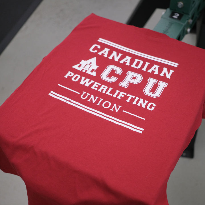 Canadian Powerlifting Union - Varsity Tee