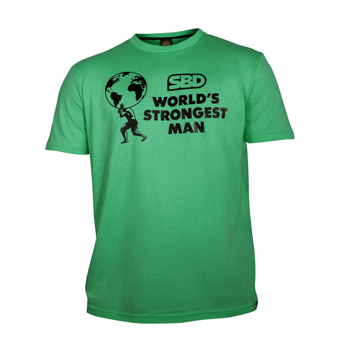 SBD World's Strongest Man 2023 - Men's T-Shirt - Kelly Green