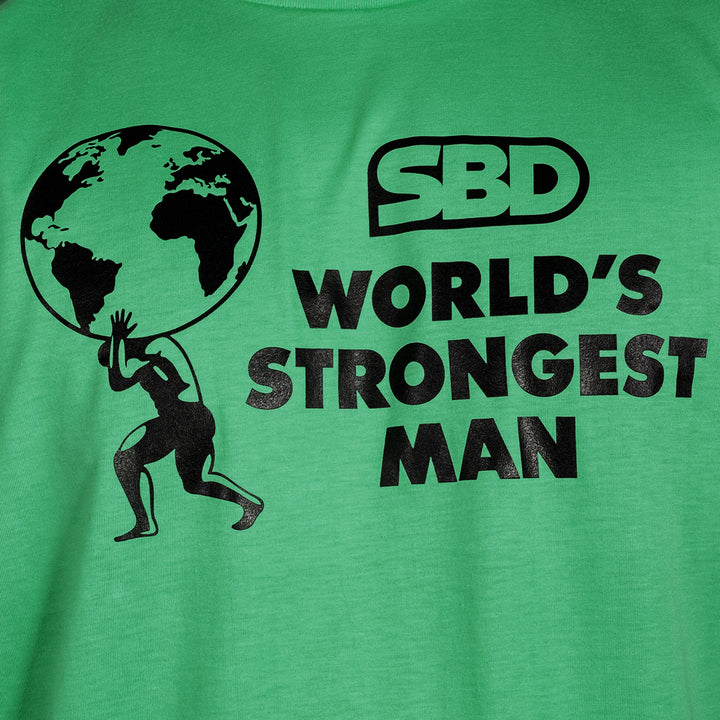 SBD World's Strongest Man 2023 - Men's T-Shirt - Kelly Green
