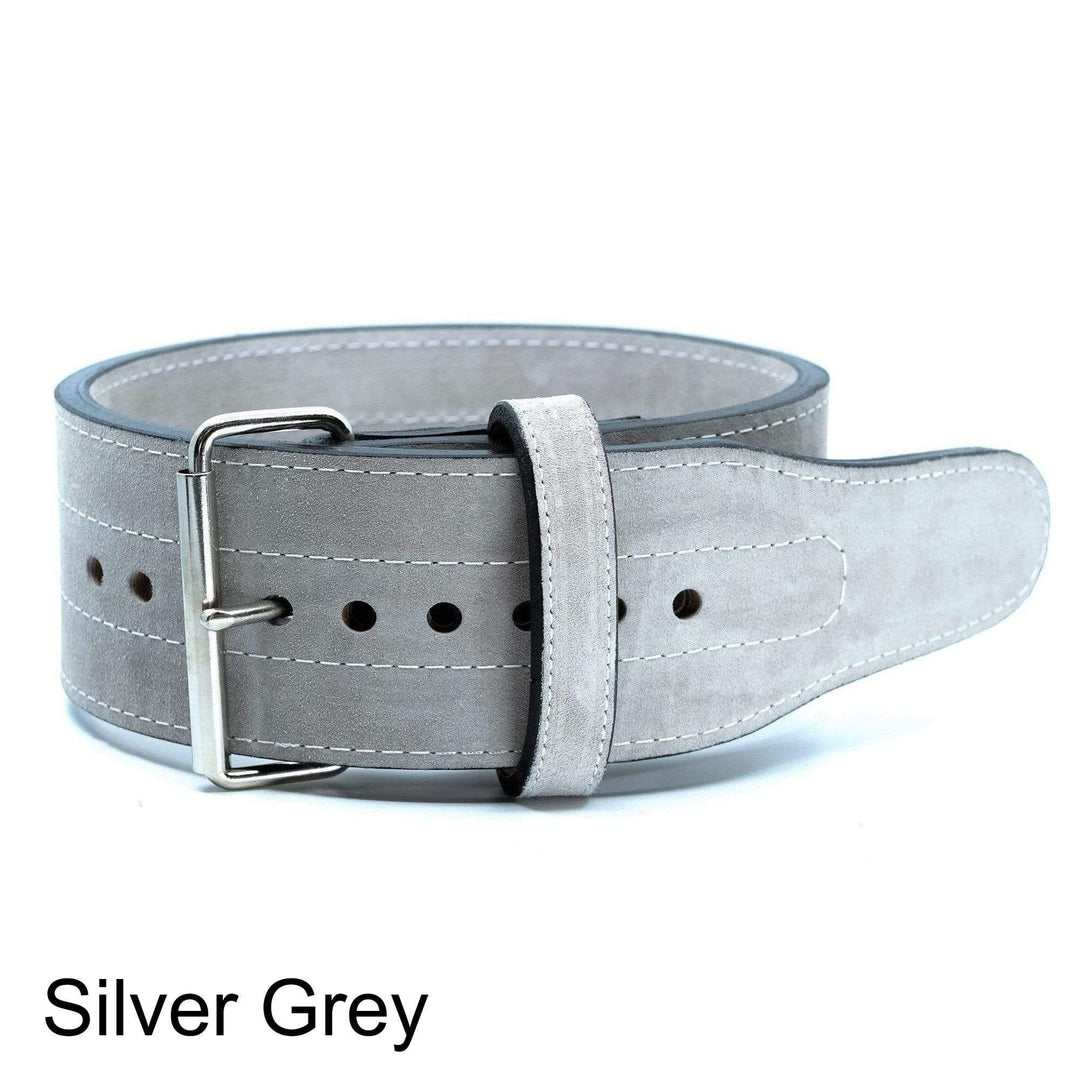 Inzer Advance Design Belts Large: Silver Grey Inzer Forever 10mm Prong Belt