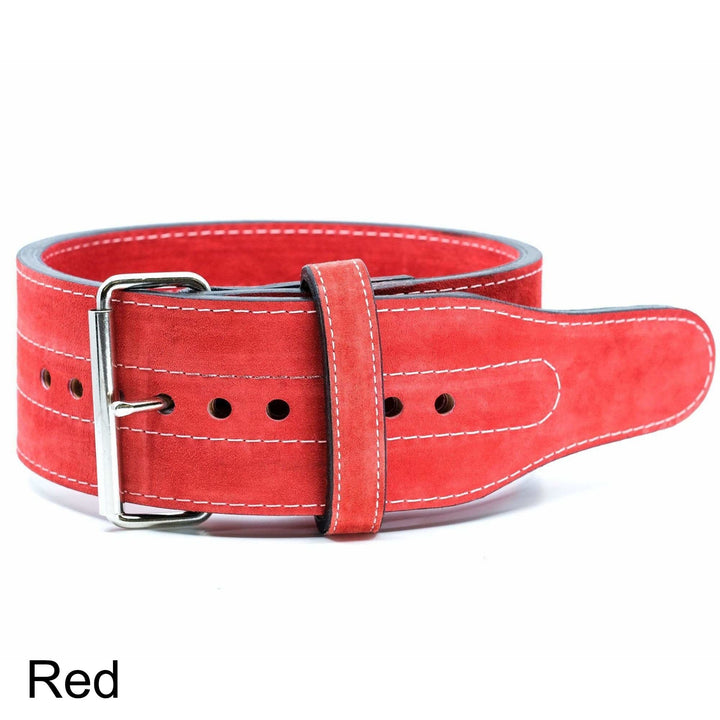 Inzer Advance Design Belts XLarge: Red Inzer Forever 10mm Prong Belt