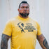 SBD World's Strongest Man 2021 - Men's T-Shirt - Sunrise Yellow