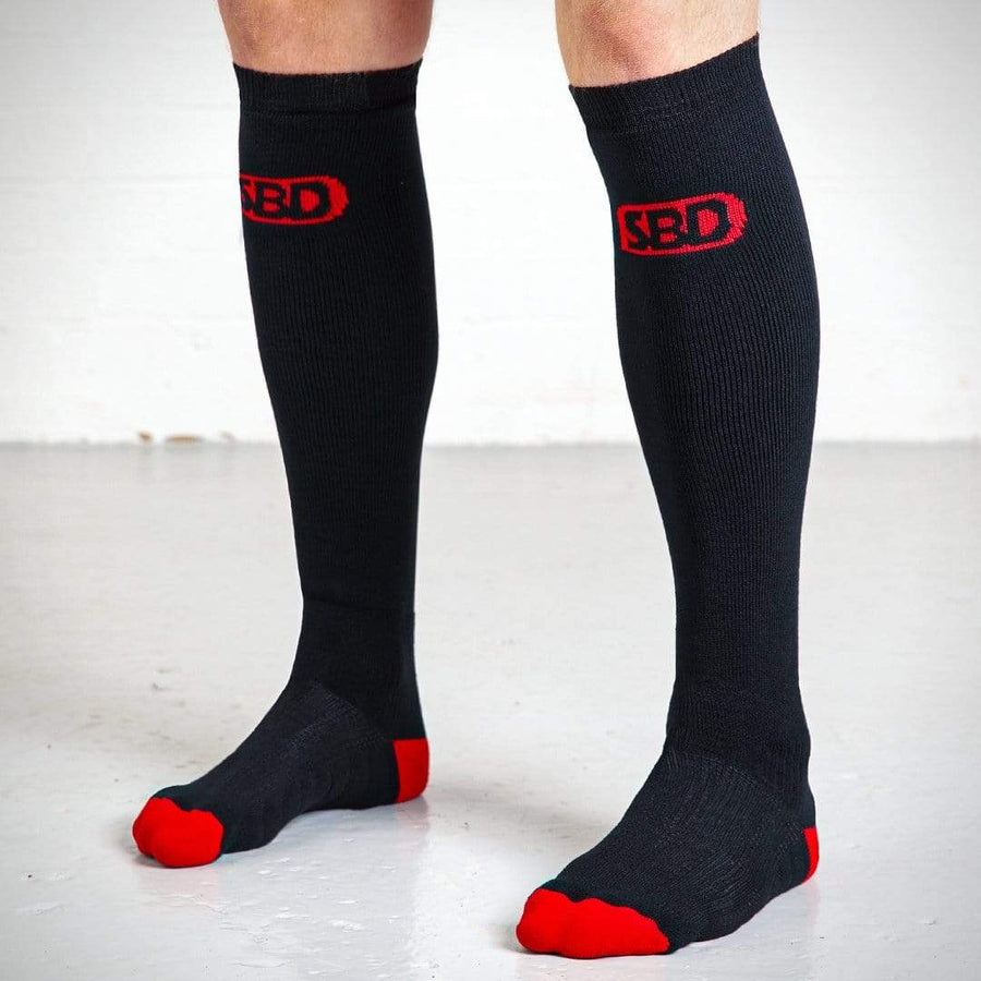 SBD Apparel Socks SBD Deadlift Socks - Red & Black (2020)