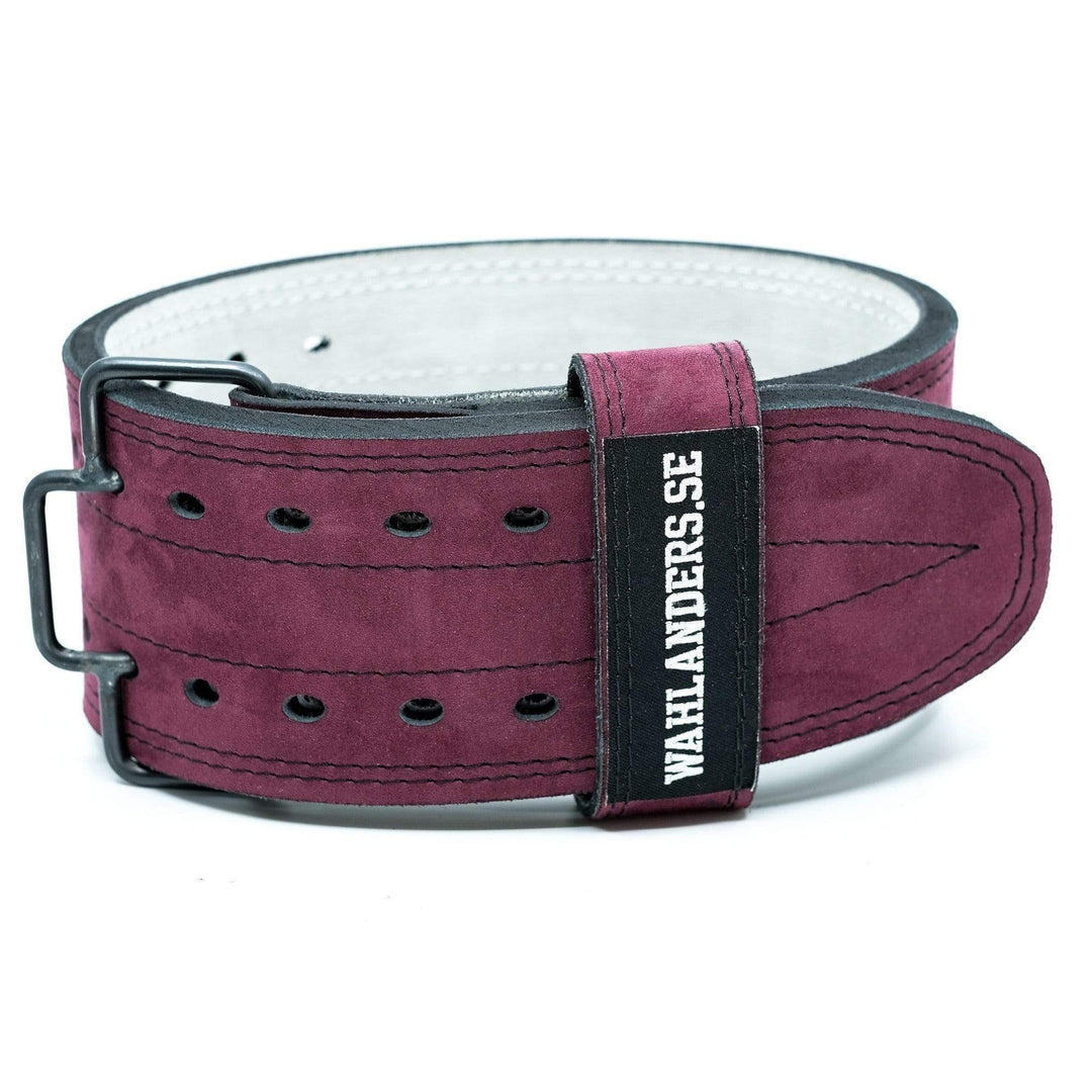 Wahlanders Sweden Belts XSmall - Burgandy with Black Stitching Soft Core Wahlanders Belts SOFT CORE