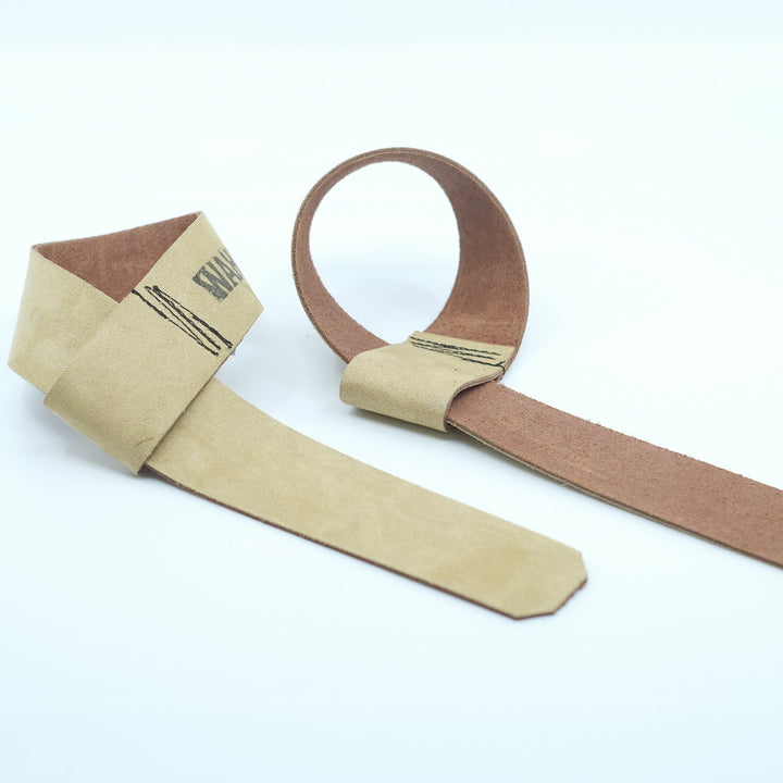 Wahlanders Sweden Lifting Straps Gold Wahlanders Leather Lifting Straps