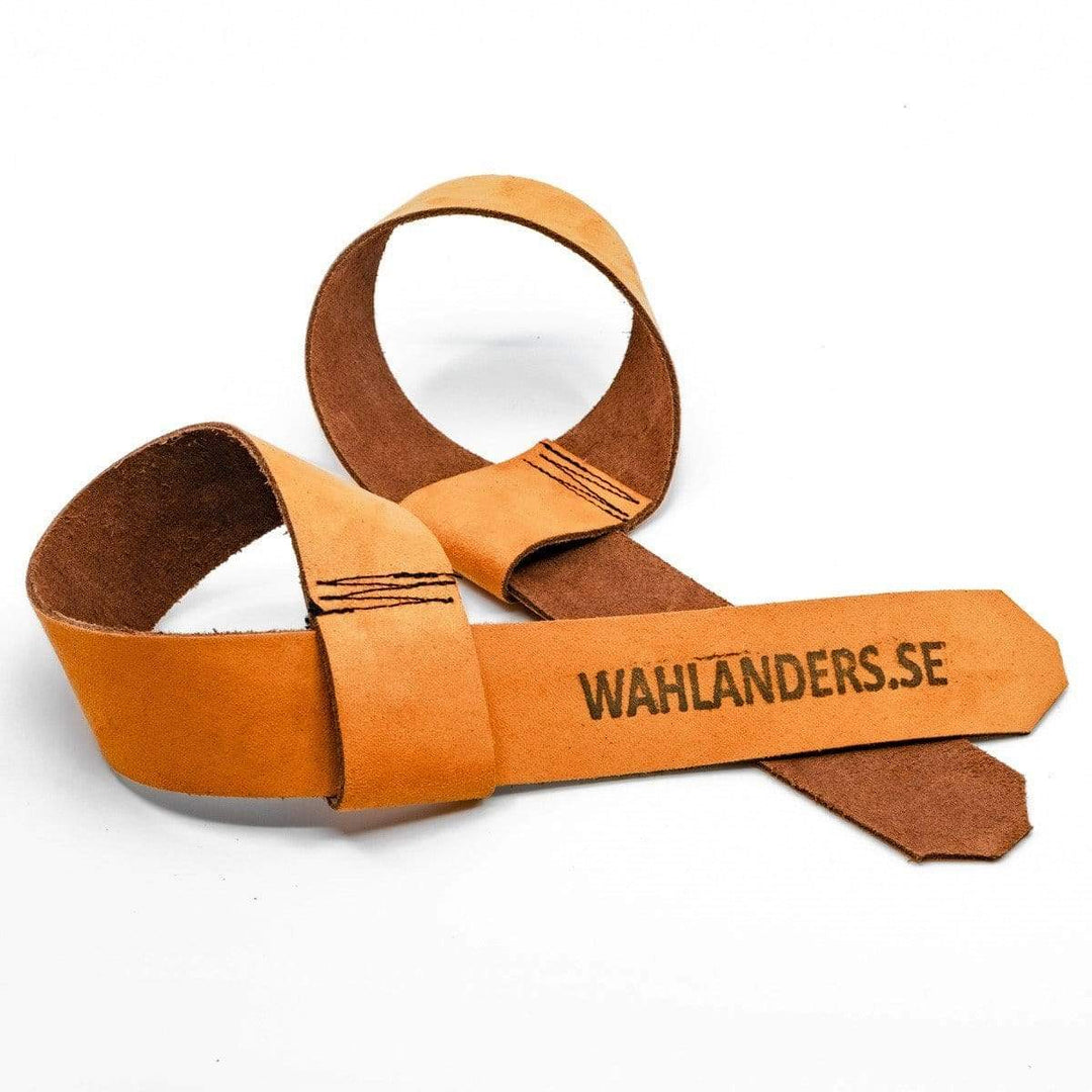 Wahlanders Sweden Lifting Straps Orange Wahlanders Leather Lifting Straps