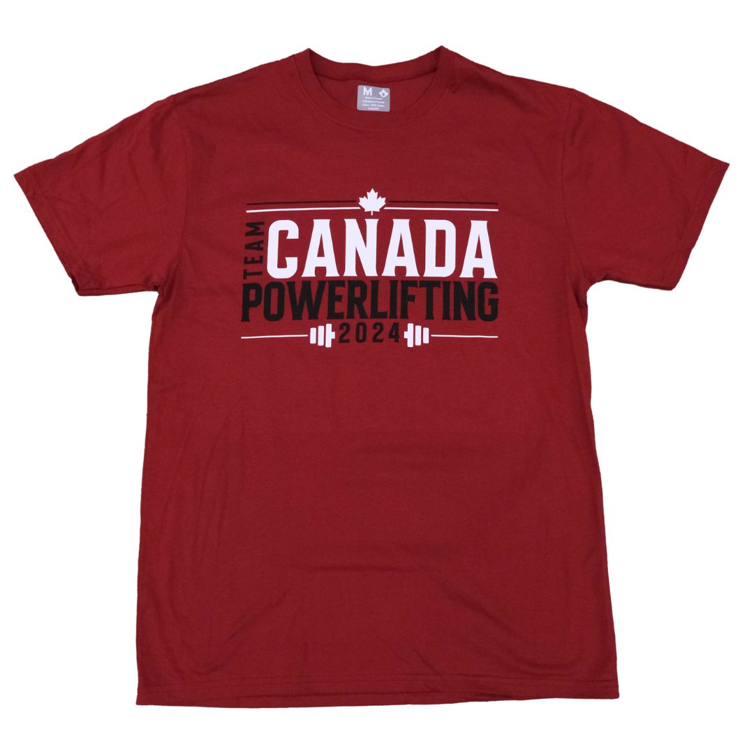 Canadian Powerlifting Union Team 2024 Tshirt-Inner Strength Products