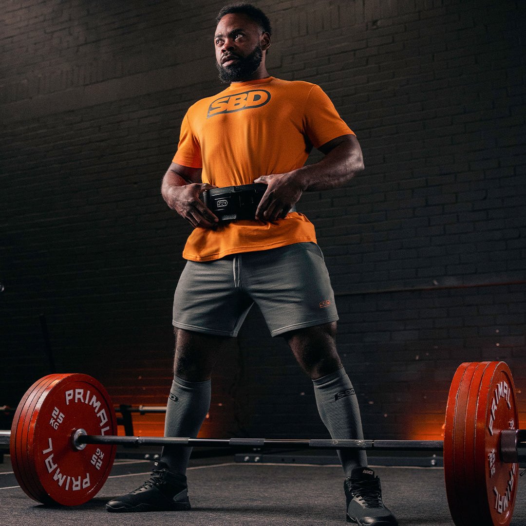 SBD Forge 13mm Lever Belt Grey/Black – Inner Strength Products