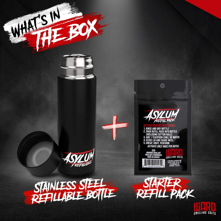 Ward Asylum Refillable Stainless Steel Smelling Salts-Inner Strength Products