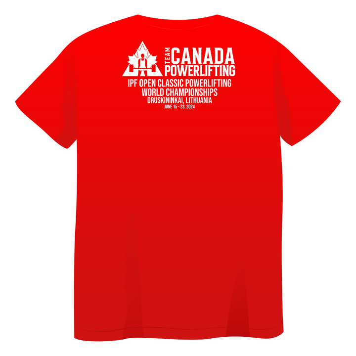 Canadian Powerlifting Union - Open Classic Worlds Team 2024 PRE ORDER