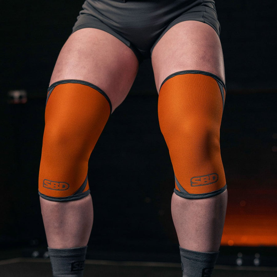 SBD Forge Knee Sleeves - Orange-Inner Strength Products