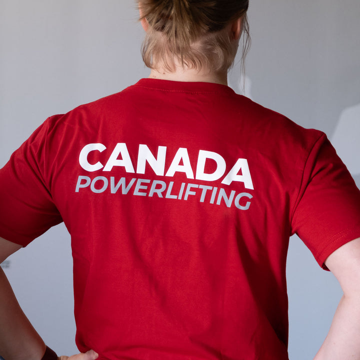 Canada Powerlifting Logo Tee-Inner Strength Products