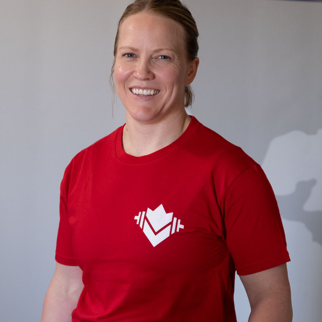 Canada Powerlifting Logo Tee-Inner Strength Products