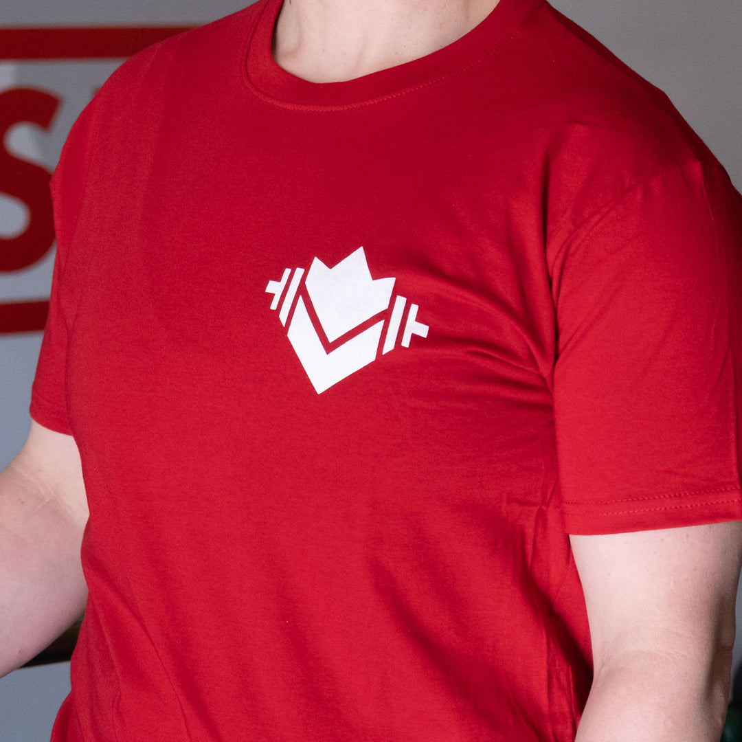 Canada Powerlifting Logo Tee-Inner Strength Products