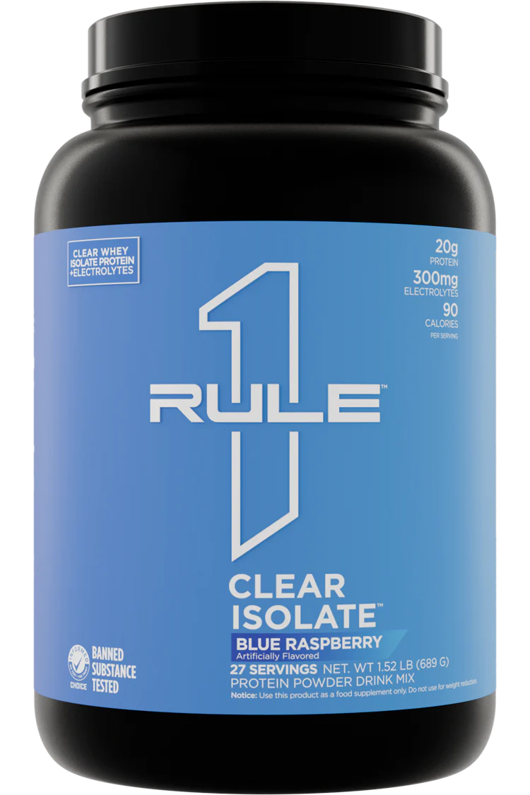 Rule 1 Clear Isolate Protein Powder-Inner Strength Products