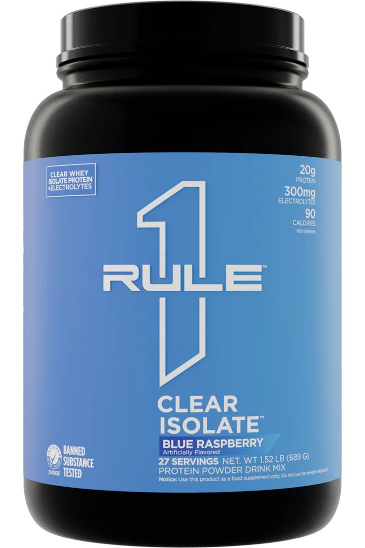 Rule 1 Clear Isolate Protein Powder-Inner Strength Products