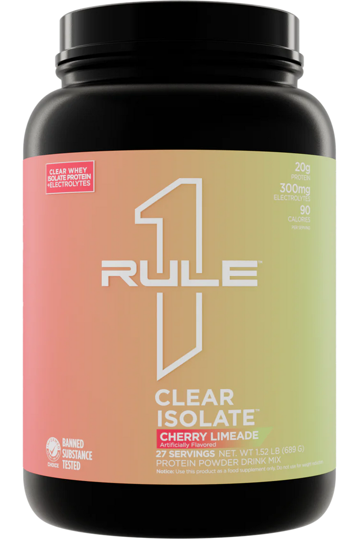 Rule 1 Clear Isolate Protein Powder-Inner Strength Products