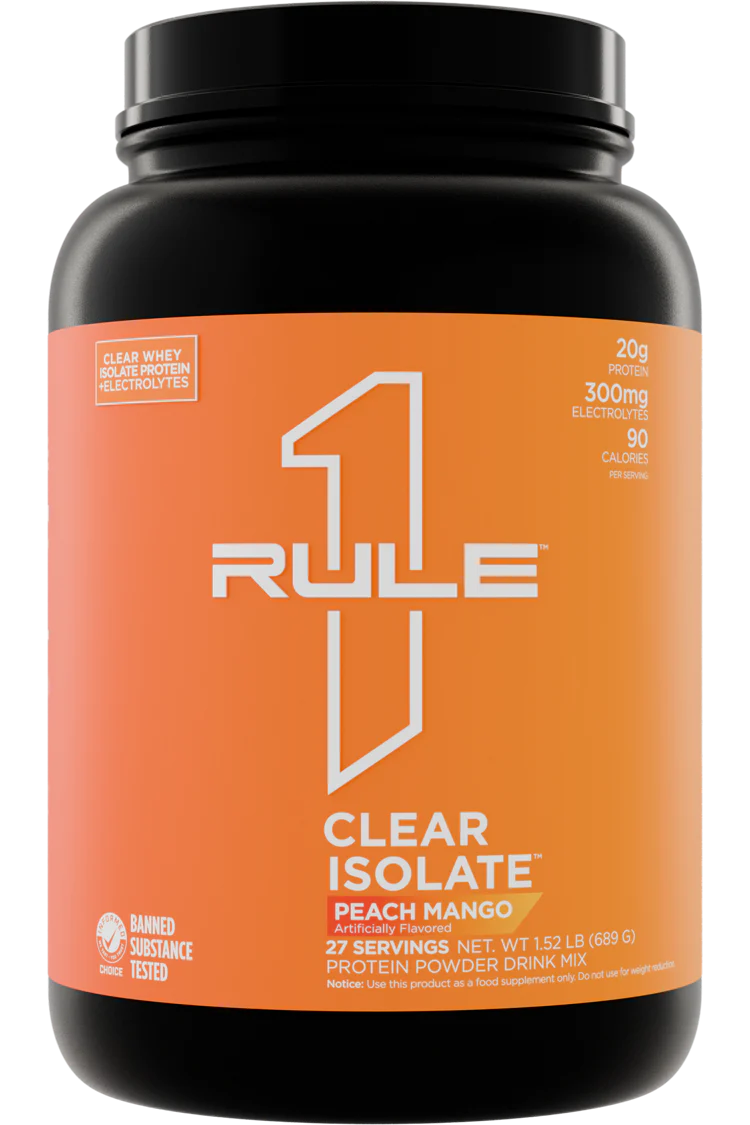 Rule 1 Clear Isolate Protein Powder-Inner Strength Products