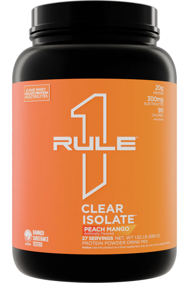 Rule 1 Clear Isolate Protein Powder-Inner Strength Products