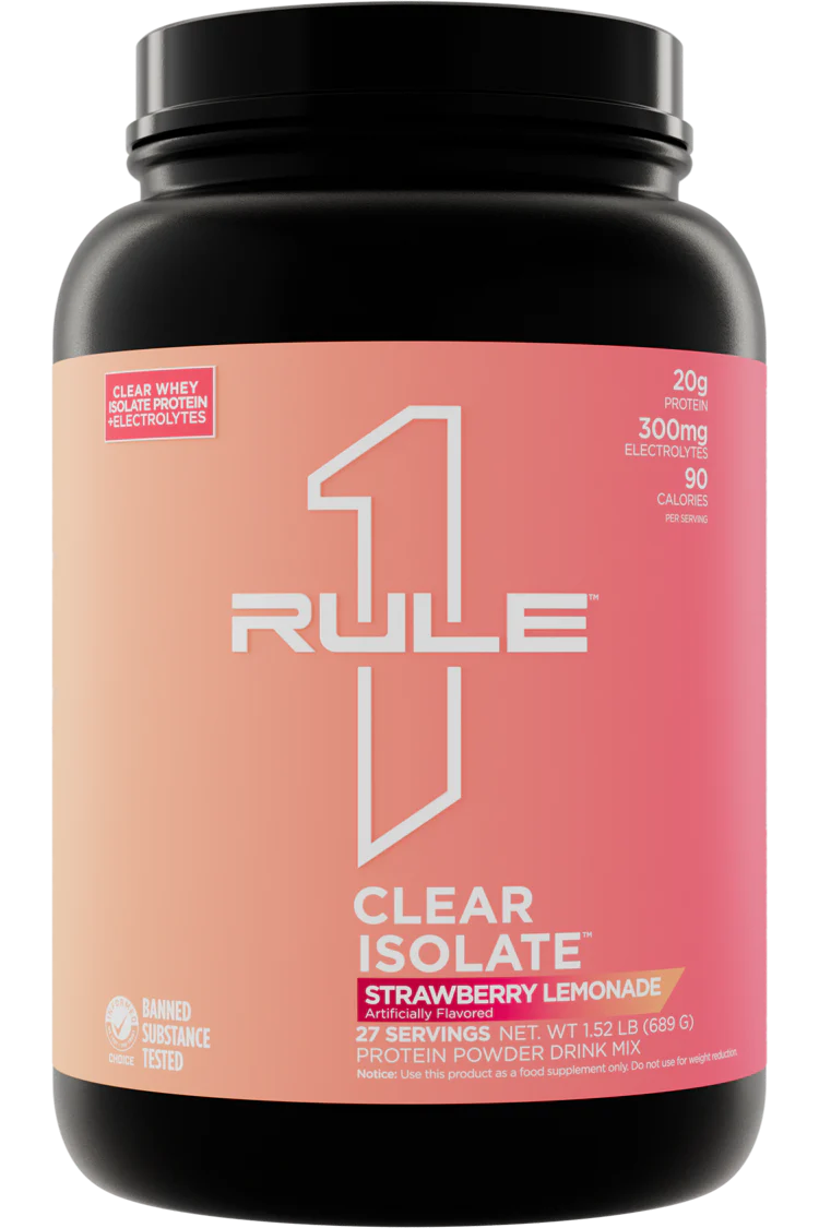 Rule 1 Clear Isolate Protein Powder-Inner Strength Products