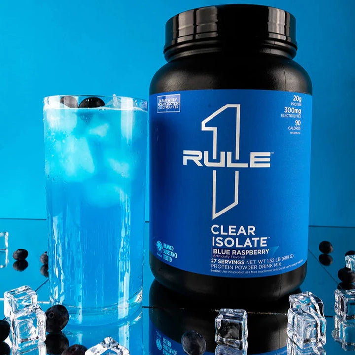 Rule 1 Clear Isolate Protein Powder-Inner Strength Products