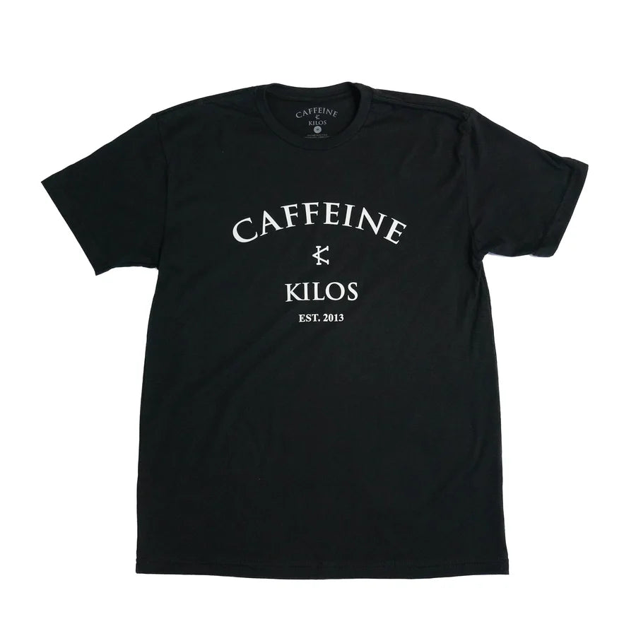 Caffeine and Kilos Arch Logo Tee - Black-Inner Strength Products