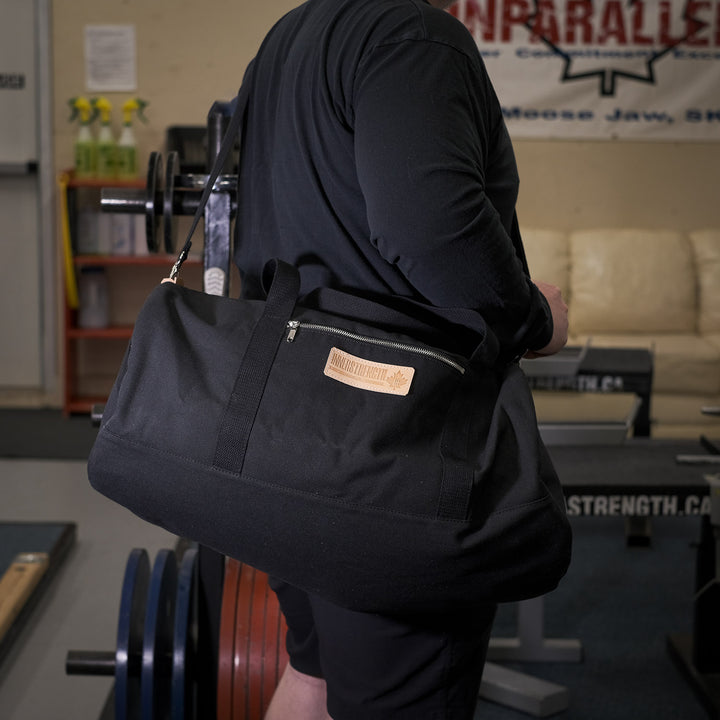Inner Strength Products - Black Canvas Duffel Bag