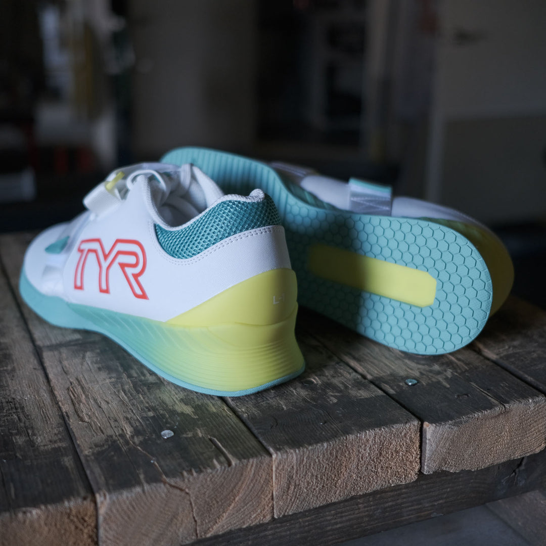 TYR L-1 Lifter White/Turquoise
