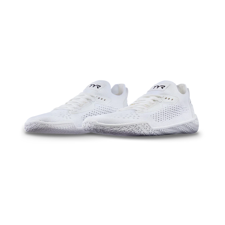 TYR DZ-1 DropZero Lace Barefoot Trainer - White-Inner Strength Products