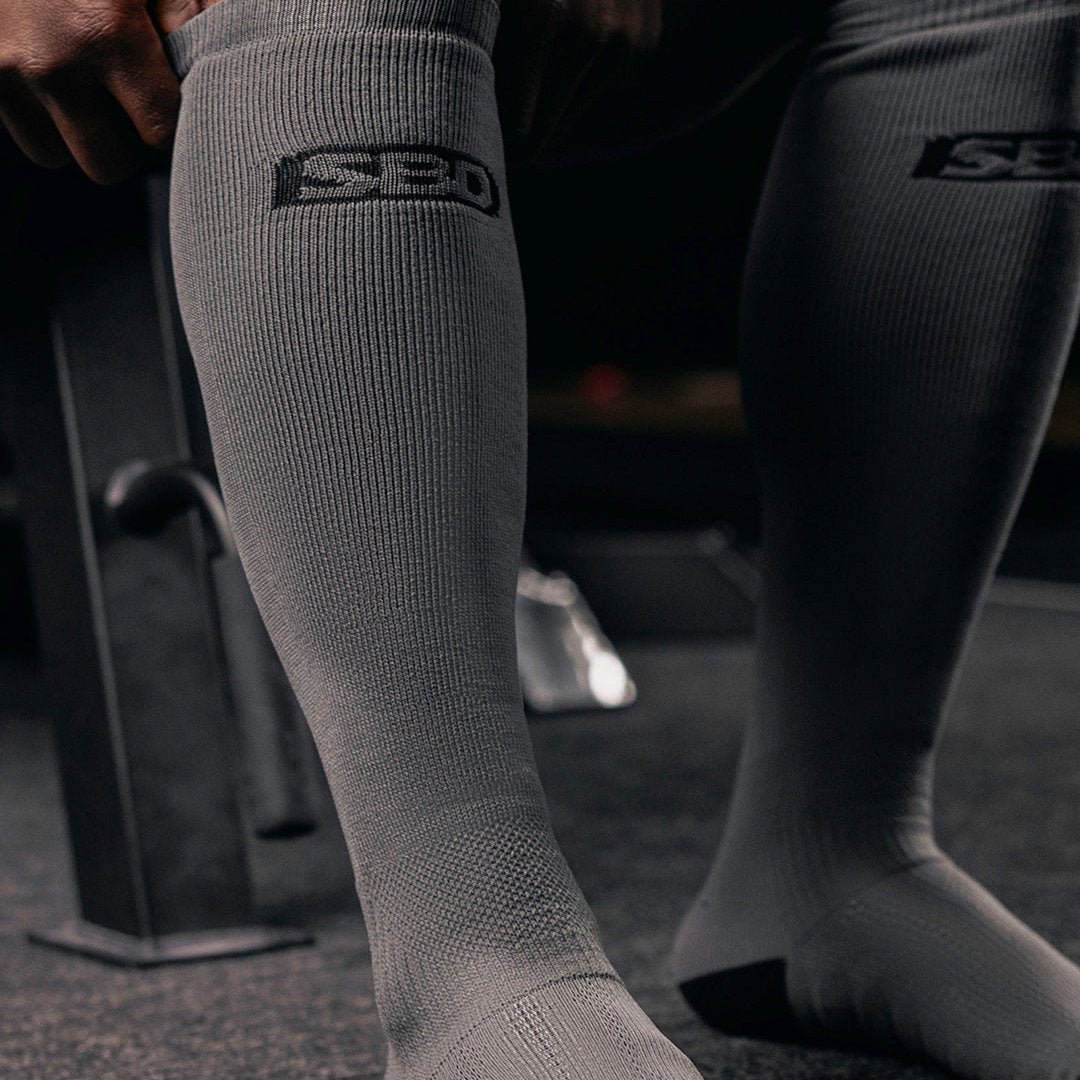 SBD Forge Deadlift Socks - Grey-Inner Strength Products