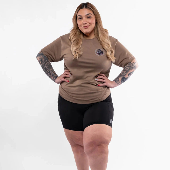 Kinda Fit Kinda Fat - Caffeine & Creatine Deluxe Cotton T-Shirt-Inner Strength Products