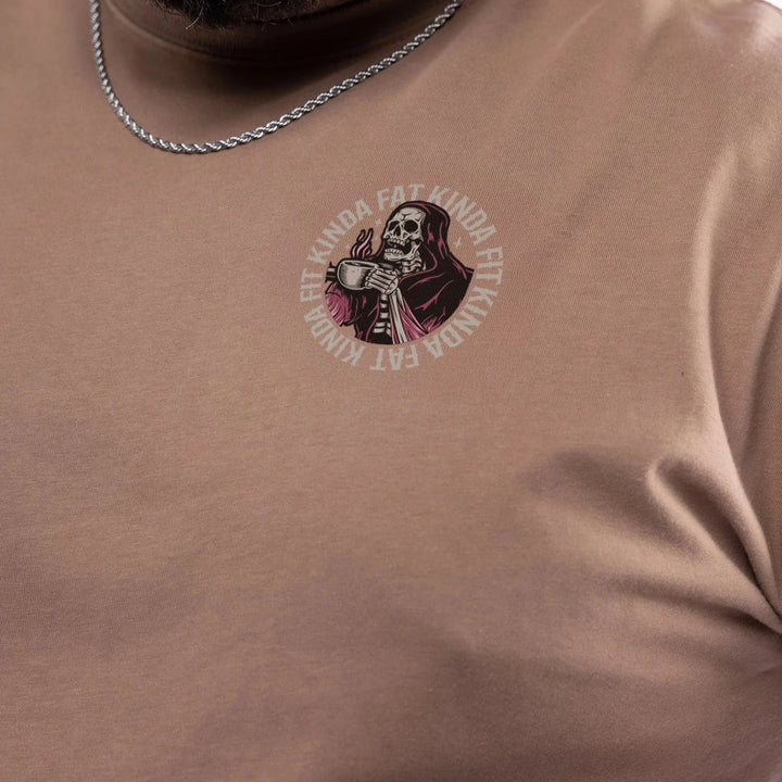 Kinda Fit Kinda Fat - Caffeine & Creatine Deluxe Cotton T-Shirt-Inner Strength Products