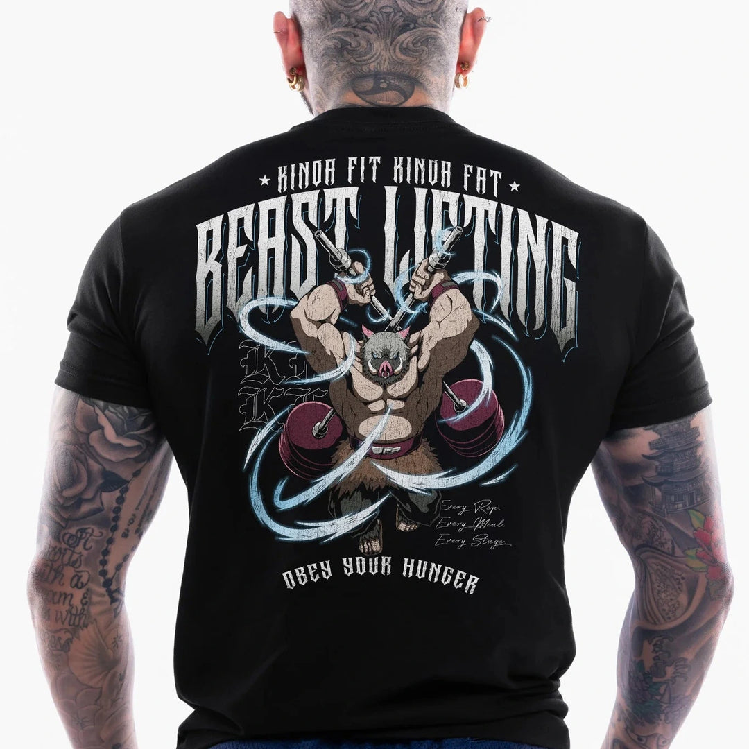 Kinda Fit Kinda Fat - Beast Lifting Signature Blend T-Shirt-Inner Strength Products