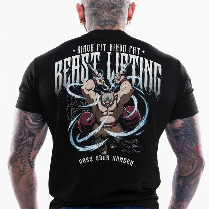 Kinda Fit Kinda Fat - Beast Lifting Signature Blend T-Shirt-Inner Strength Products