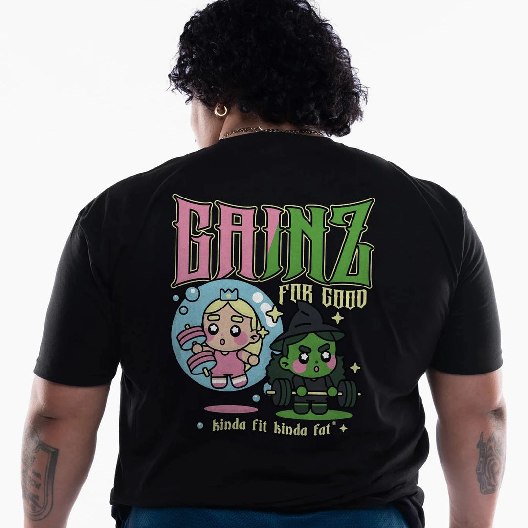 Kinda Fit Kinda Fat - Gainz for Good Signature Blend T-Shirt-Inner Strength Products
