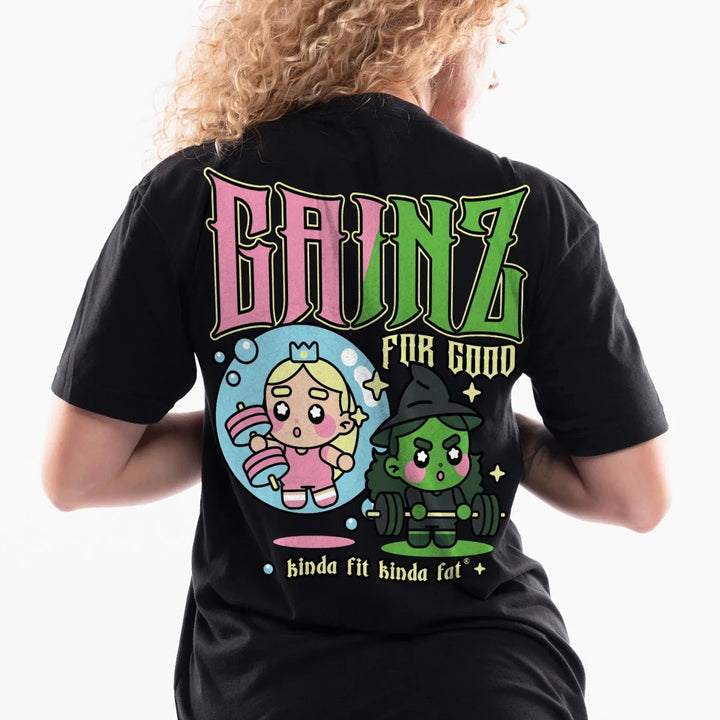Kinda Fit Kinda Fat - Gainz for Good Signature Blend T-Shirt-Inner Strength Products