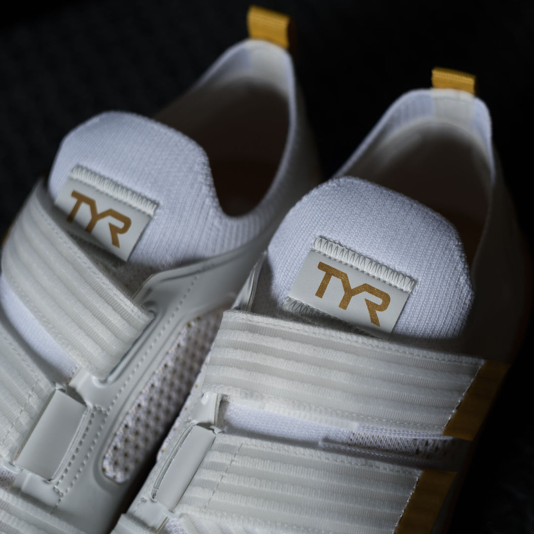 TYR DZ-1 DropZero Baskets pieds nus - Blanc/Or 