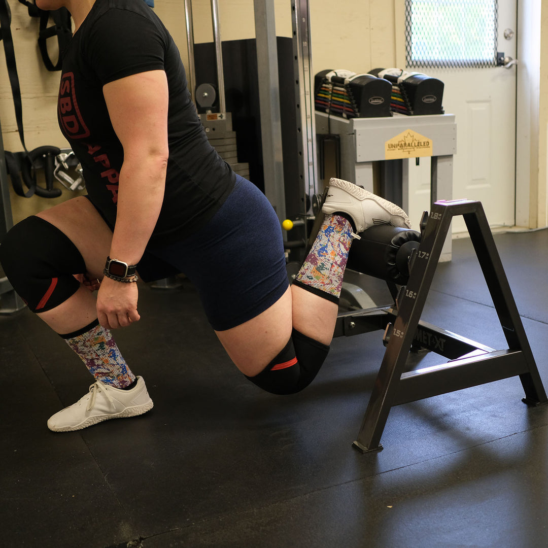 Abdominal Muscles Resistance Band Walking Squats Monster Walk