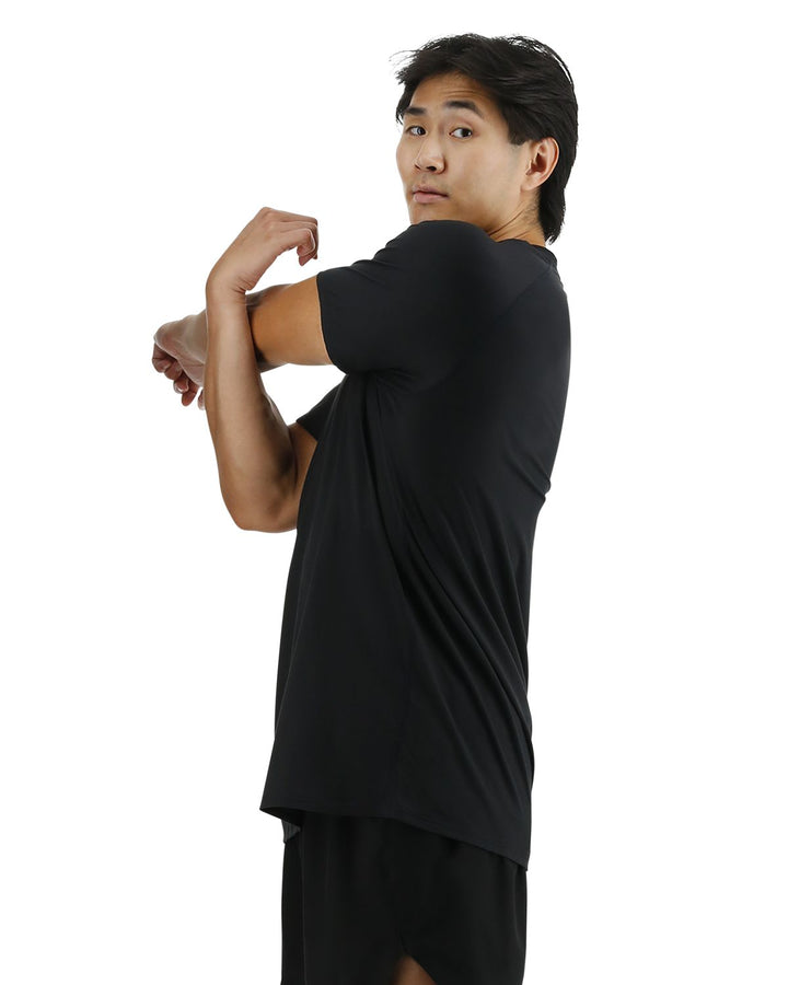 TYR ClimaDry™ Men's Raglan Tech Tee - Black-Inner Strength Products