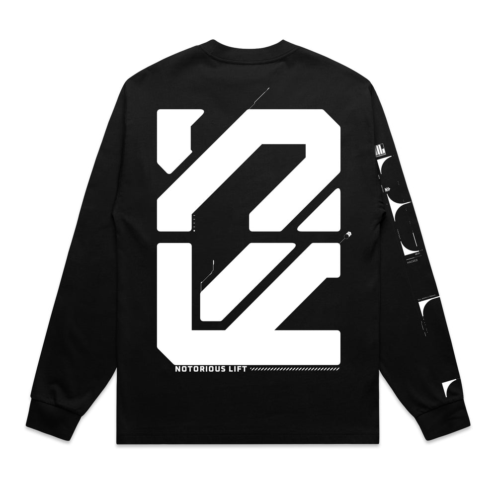 Notorious Lift Corporation Black Long Sleeve FINAL SALE-Inner Strength Products