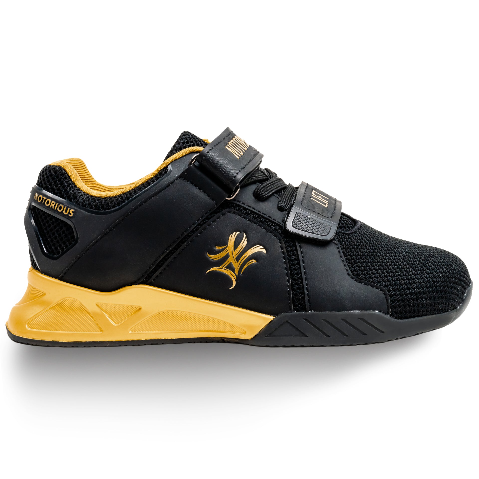 NOTORIOUS LIFT RONIN サイズ41 Notorious Lift Ronin - Black and Gold – Inner Strength Products