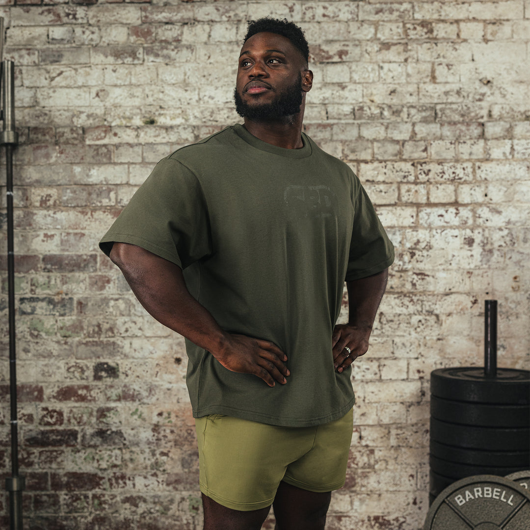 SBD Resolve Oversized T-Shirt - Khaki-Inner Strength Products