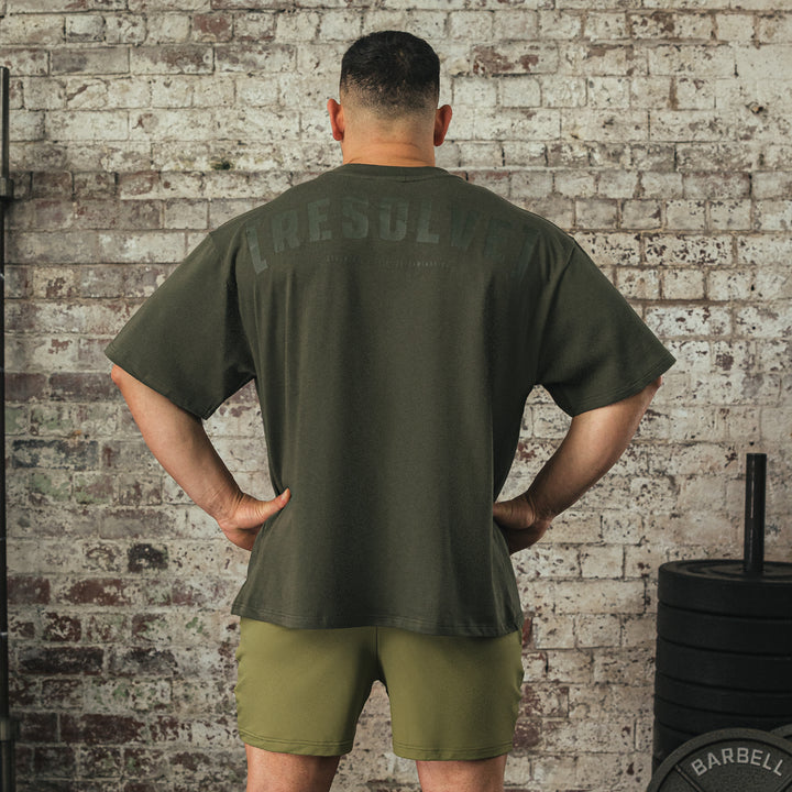 SBD Resolve Oversized T-Shirt - Khaki-Inner Strength Products