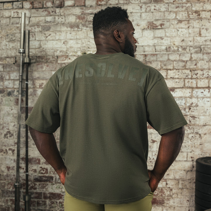 SBD Resolve Oversized T-Shirt - Khaki-Inner Strength Products