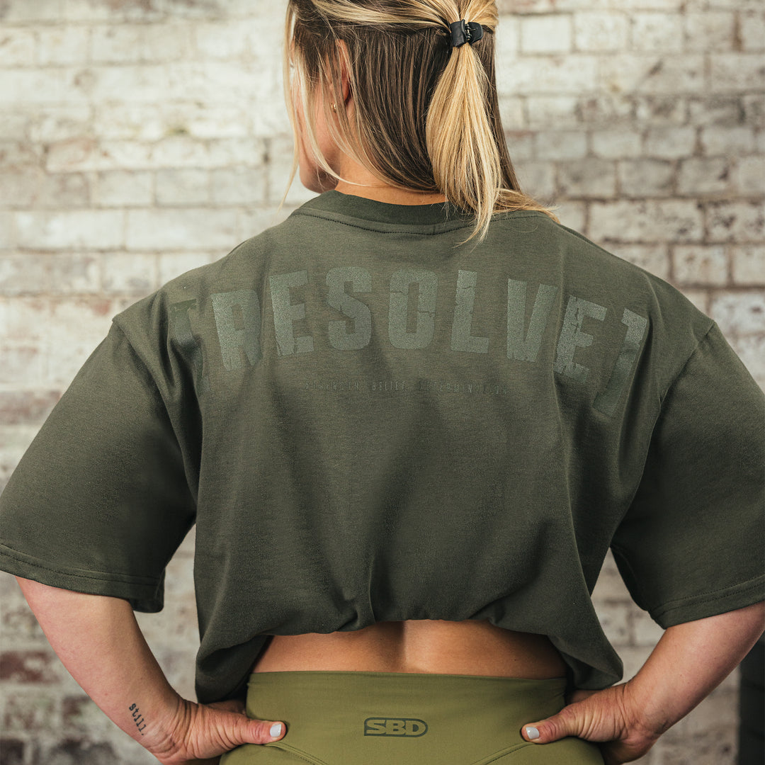 SBD Resolve Oversized T-Shirt - Khaki-Inner Strength Products
