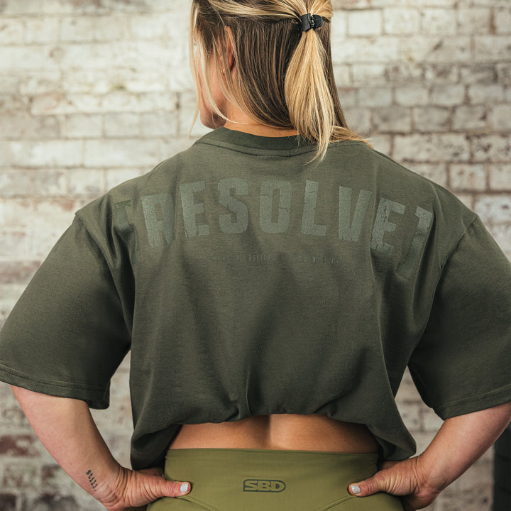 SBD Resolve Oversized T-Shirt - Khaki-Inner Strength Products