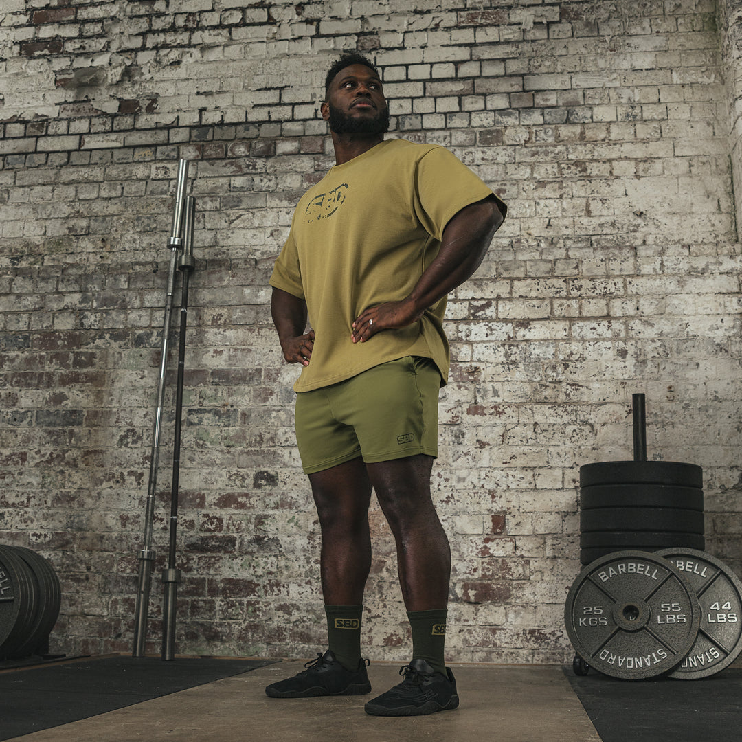 SBD Resolve Oversized T-Shirt - Sand-Inner Strength Products