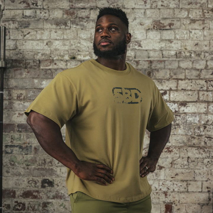 SBD Resolve Oversized T-Shirt - Sand-Inner Strength Products