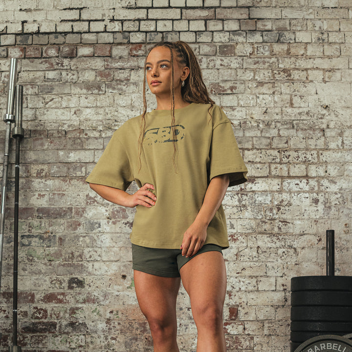 SBD Resolve Oversized T-Shirt - Sand-Inner Strength Products